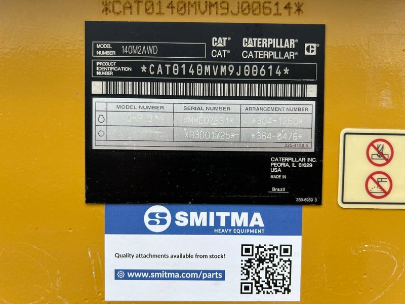 Greideris Cat 140M2 AWD: foto 12
