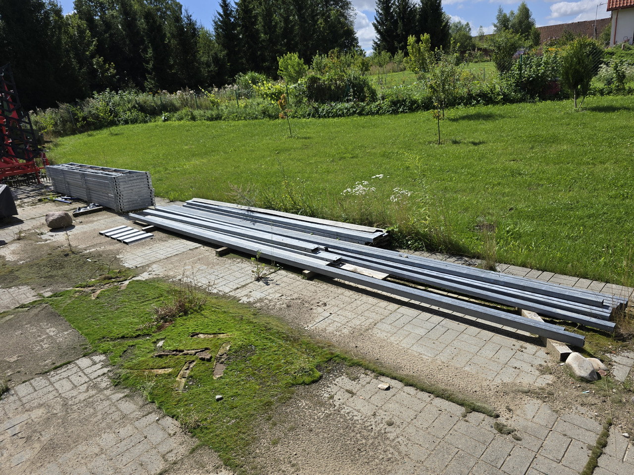 Konstrukcja hali / wiaty stalowej 8 m x 5 m (40 m2) ocynkowana NOWA - Statybinė įranga: foto 3 Konstrukcja hali / wiaty stalowej 8 m x 5 m (40 m2) ocynkowana NOWA - Statybinė įranga: foto 3