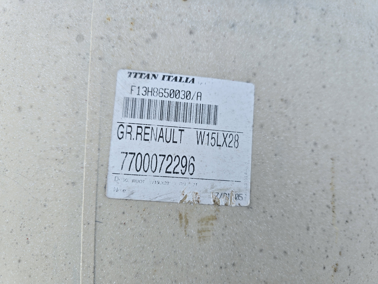 Titan W15LX28, piasta 150 mm - Ratas - Žemės ūkio technika: foto 3 Titan W15LX28, piasta 150 mm - Ratas - Žemės ūkio technika: foto 3