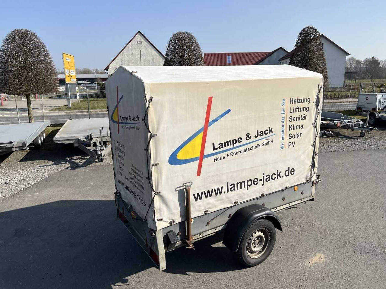 Automobilinė priekaba BOECKMANN HNB 1225 Plane Kastenanhänger gebremst: foto 14