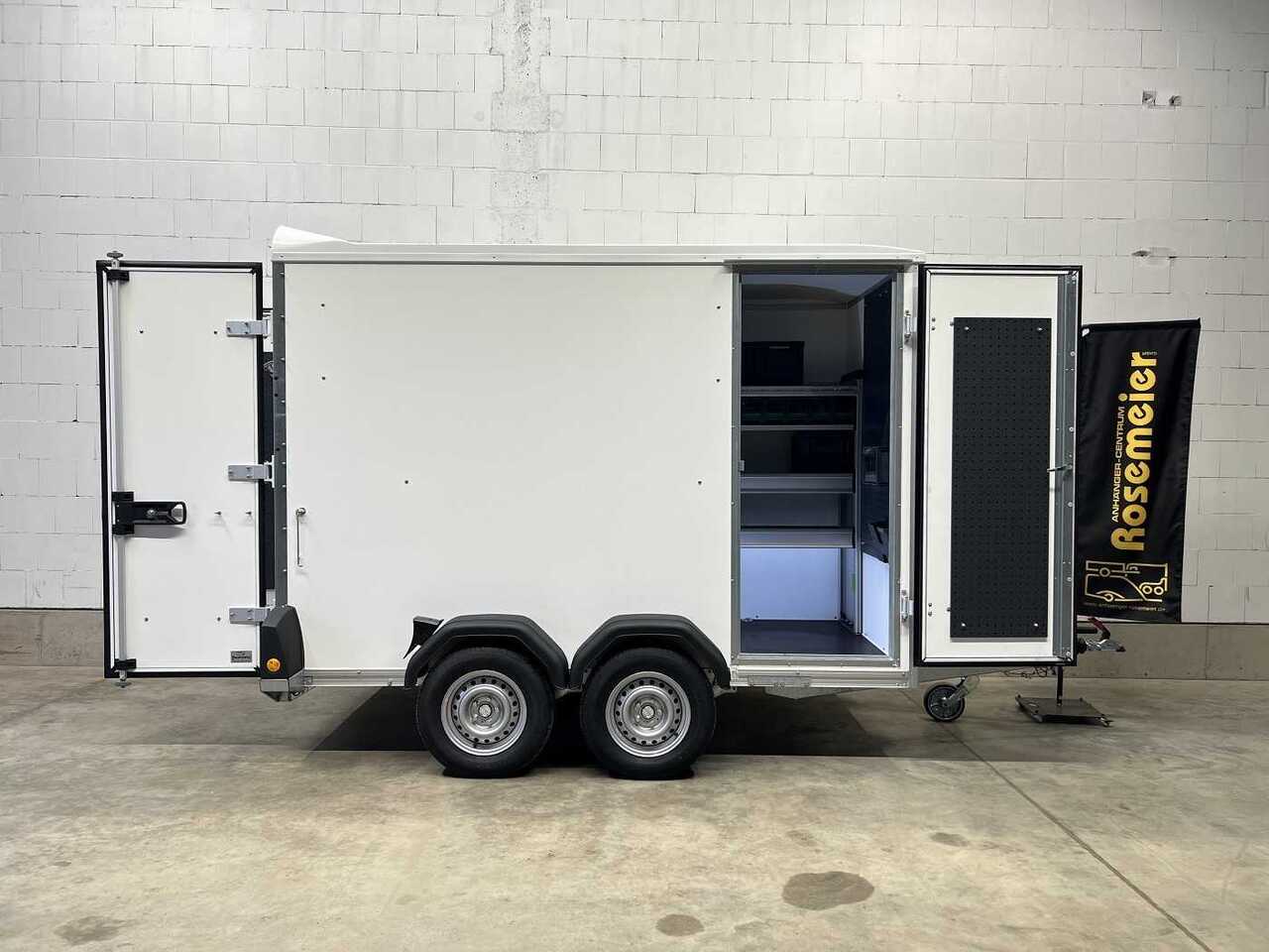 BOECKMANN KT 3015/27 H F Tür bott-Ausbau Kofferanhänger - Furgonas priekaba: foto 1 BOECKMANN KT 3015/27 H F Tür bott-Ausbau Kofferanhänger - Furgonas priekaba: foto 1