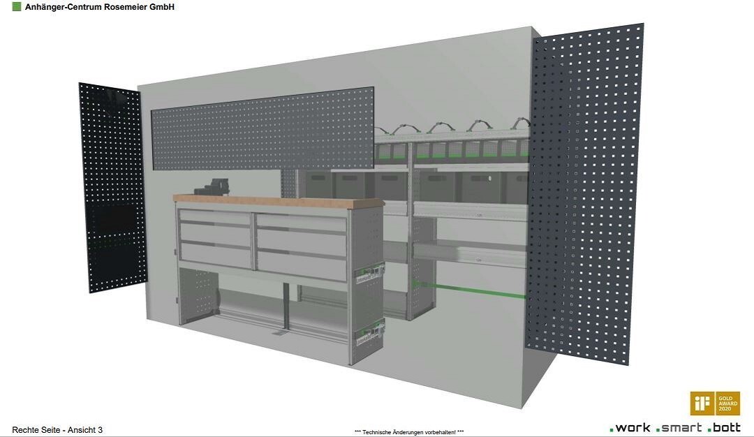 BOECKMANN KT 3015/27 H F Tür bott-Ausbau Kofferanhänger - Furgonas priekaba: foto 5 BOECKMANN KT 3015/27 H F Tür bott-Ausbau Kofferanhänger - Furgonas priekaba: foto 5