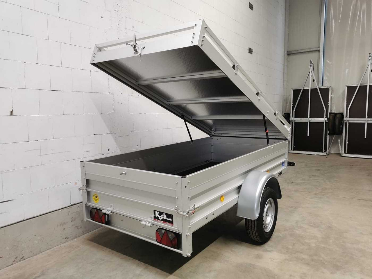 KOCH U4 Deckel Deckelanhänger - Automobilinė priekaba: foto 2 KOCH U4 Deckel Deckelanhänger - Automobilinė priekaba: foto 2