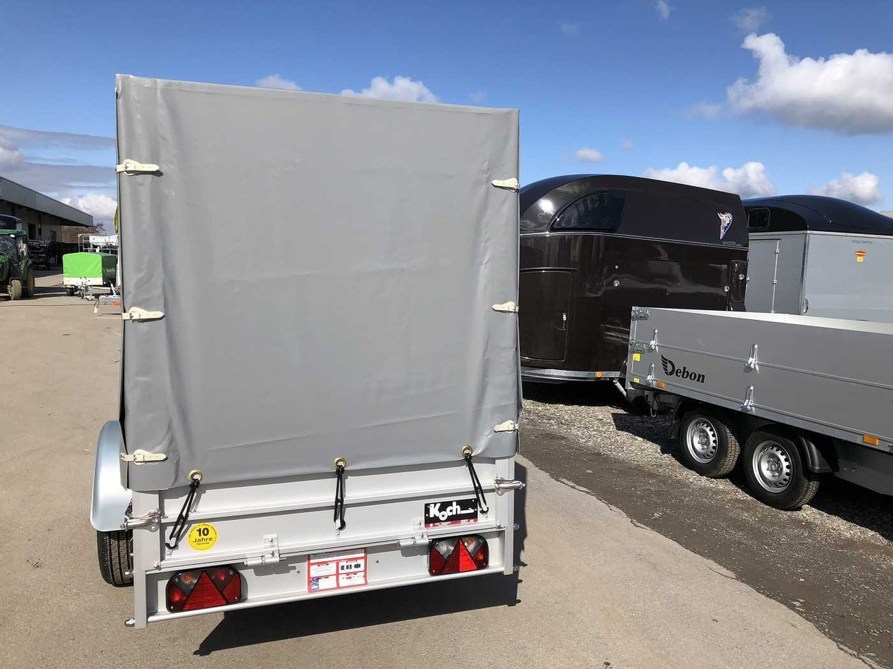 KOCH U4 mit Plane 1100 grau Kastenanhänger ungebremst - Automobilinė priekaba: foto 5 KOCH U4 mit Plane 1100 grau Kastenanhänger ungebremst - Automobilinė priekaba: foto 5