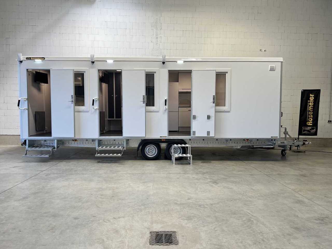 Nauja Buitinis konteineris, Priekaba ROSEMEIER EW TA-NO Mannschaftswagen 737 Toilettenanhänger: foto 1