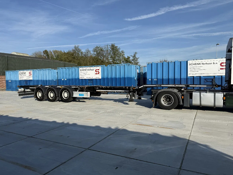 D-Tec Flexitrailer 3x Extandable / For all sizes container/tyres all 80%/Holland Trailer - Konteineris-vežimus/ Sukeisti kūną puspriekabė: foto 1 D-Tec Flexitrailer 3x Extandable / For all sizes container/tyres all 80%/Holland Trailer - Konteineris-vežimus/ Sukeisti kūną puspriekabė: foto 1