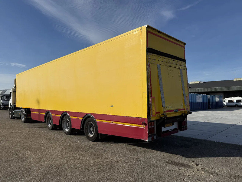 Tracon TRAILERS 3-Assige kasten oplegger met 3 tons klep / 2-assen gestuurd / APK 7-2026 - Furgonas puspriekabė: foto 1 Tracon TRAILERS 3-Assige kasten oplegger met 3 tons klep / 2-assen gestuurd / APK 7-2026 - Furgonas puspriekabė: foto 1