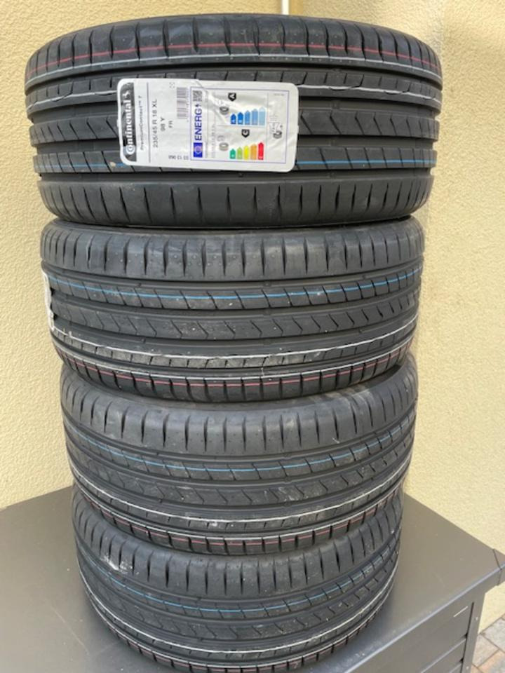 Sommer-Reifen 235/45R18 98Y XL FR Continental PremiumContact 7 - Padangos ir ratlankiai: foto 1 Sommer-Reifen 235/45R18 98Y XL FR Continental PremiumContact 7 - Padangos ir ratlankiai: foto 1