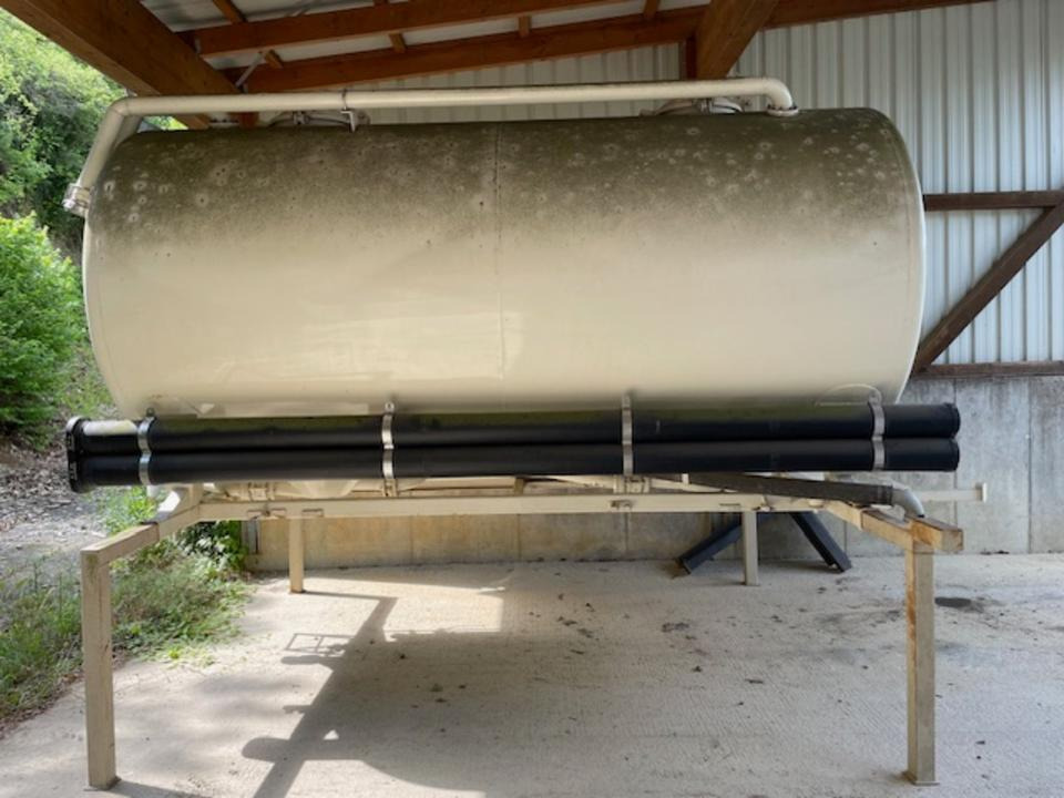 Wechselbrücke mit Silobehälter für den Mehltransport - Tank konteineris: foto 2 Wechselbrücke mit Silobehälter für den Mehltransport - Tank konteineris: foto 2