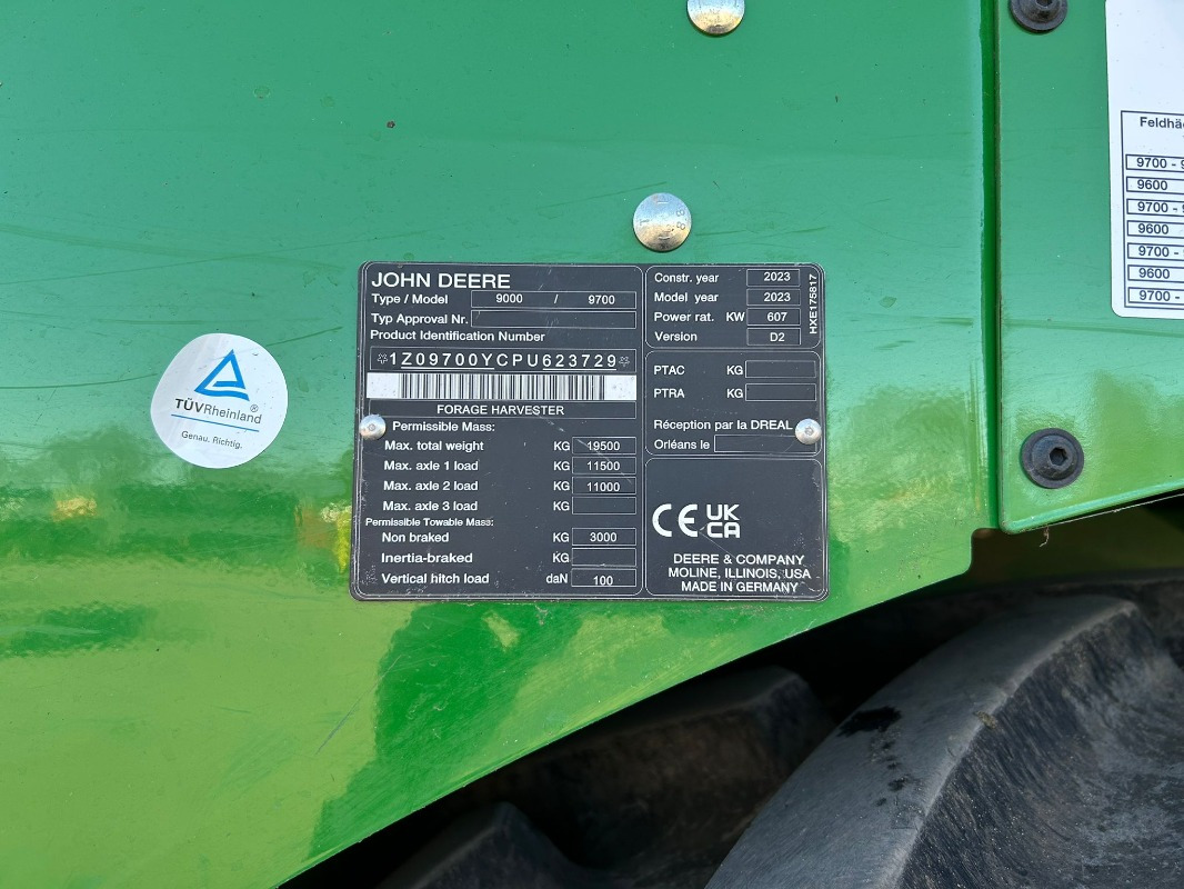 Kombainas John Deere 9700i: foto 30