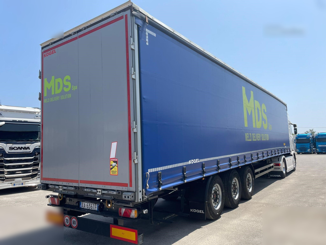 KÖGEL - Tentinė puspriekabė: foto 1 KÖGEL - Tentinė puspriekabė: foto 1