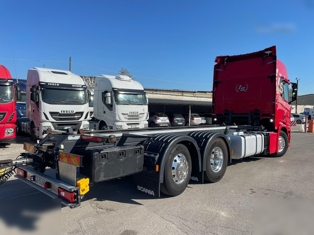 SCANIA R450 - Konteineris-vežimus/ Sukeisti kūną sunkvežimis: foto 2 SCANIA R450 - Konteineris-vežimus/ Sukeisti kūną sunkvežimis: foto 2