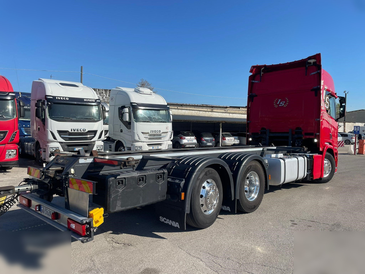 SCANIA R450 - Konteineris-vežimus/ Sukeisti kūną sunkvežimis: foto 2 SCANIA R450 - Konteineris-vežimus/ Sukeisti kūną sunkvežimis: foto 2