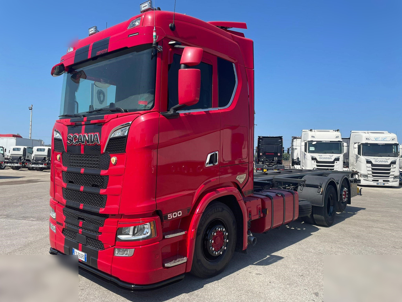 SCANIA S500 - Konteineris-vežimus/ Sukeisti kūną sunkvežimis: foto 2 SCANIA S500 - Konteineris-vežimus/ Sukeisti kūną sunkvežimis: foto 2