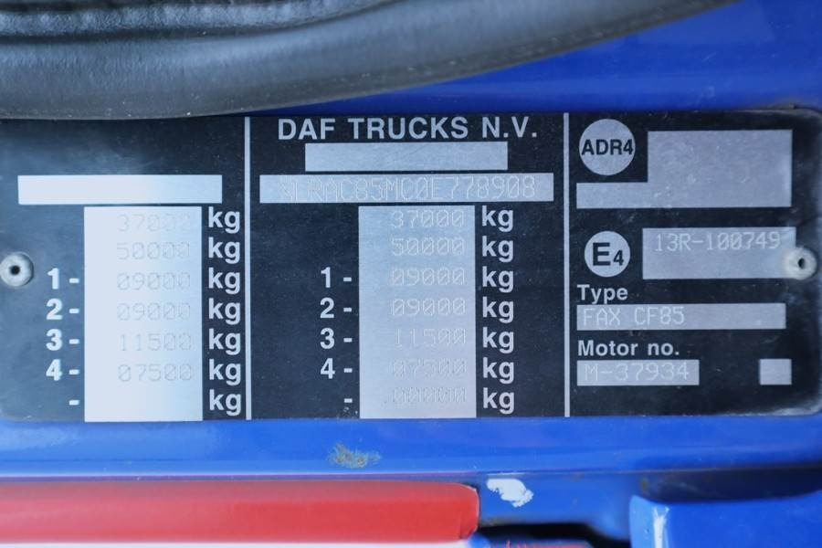 DAF CF85 With THOR 0K6 CRANE Dutch Registration, Thor - Visureigis kranas: foto 5 DAF CF85 With THOR 0K6 CRANE Dutch Registration, Thor - Visureigis kranas: foto 5