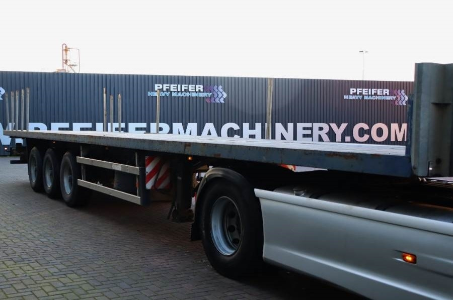 Groenewegen DRO-12-27 3 Axle Trailer, 32t Capacity, BPW Axles - Platforminė/ Bortinė puspriekabė: foto 2 Groenewegen DRO-12-27 3 Axle Trailer, 32t Capacity, BPW Axles - Platforminė/ Bortinė puspriekabė: foto 2