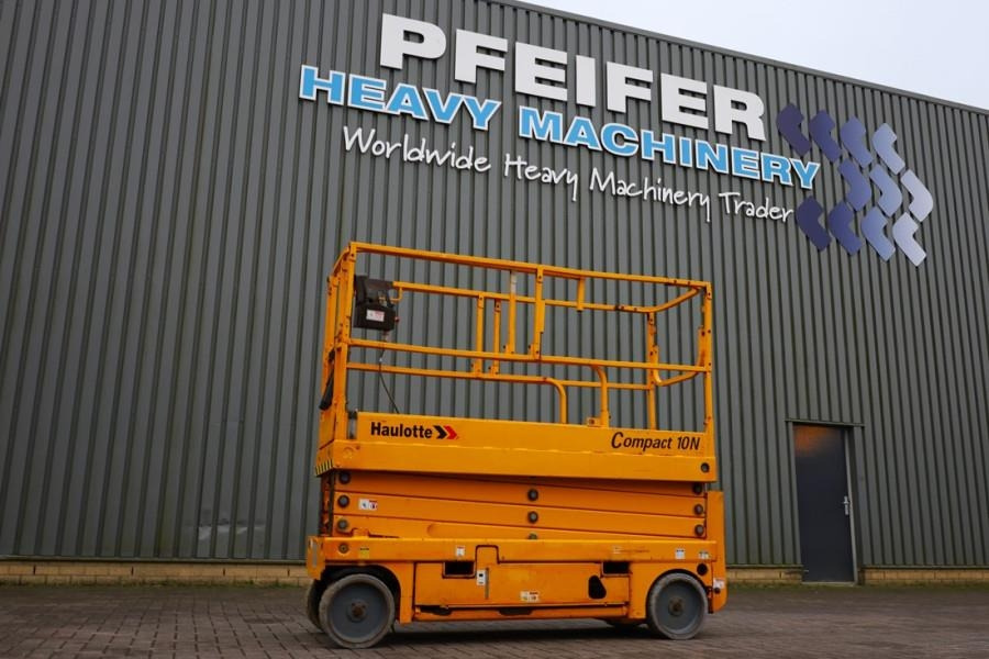 Haulotte Compact 10N As-Is, Electric, 10m Working Height, 2 - Žirklinis keltuvas: foto 1 Haulotte Compact 10N As-Is, Electric, 10m Working Height, 2 - Žirklinis keltuvas: foto 1