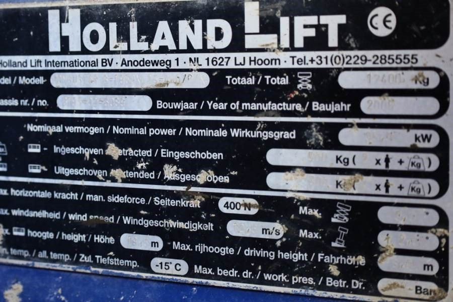 Holland Lift Combistar B-195DXL25-4WD Diesel, 4x4 Drive, 21.5m - Žirklinis keltuvas: foto 3 Holland Lift Combistar B-195DXL25-4WD Diesel, 4x4 Drive, 21.5m - Žirklinis keltuvas: foto 3