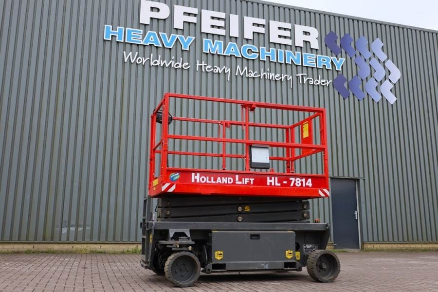 Holland Lift Ecostar HL-7814 Electric, 10m Working Height, 450k - Žirklinis keltuvas: foto 1 Holland Lift Ecostar HL-7814 Electric, 10m Working Height, 450k - Žirklinis keltuvas: foto 1