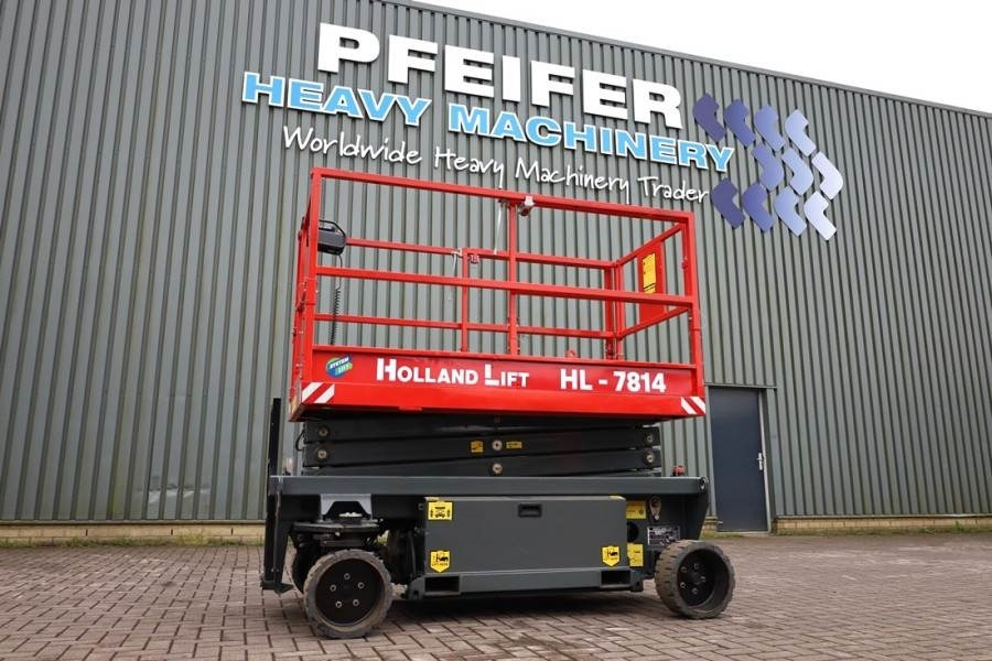 Holland Lift Ecostar HL-7814 Electric, 10m Working Height, 450k - Žirklinis keltuvas: foto 1 Holland Lift Ecostar HL-7814 Electric, 10m Working Height, 450k - Žirklinis keltuvas: foto 1