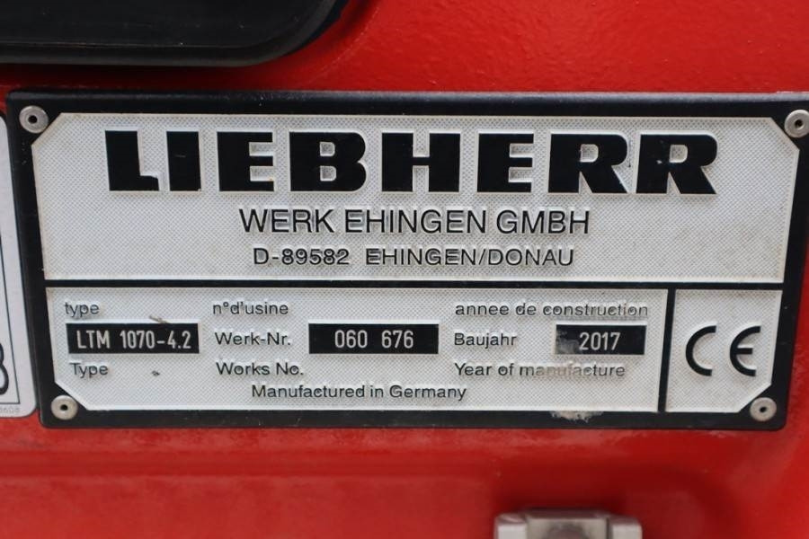 Liebherr LTM1070-4.2 Dutch Vehicle Registration, Valid Insp  lizingą Liebherr LTM1070-4.2 Dutch Vehicle Registration, Valid Insp: foto 7