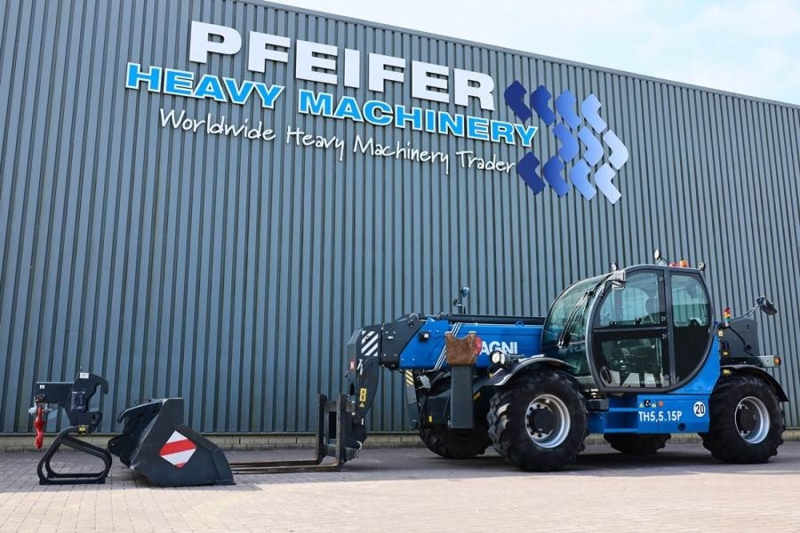 Magni - TH5,5.15-D7/D Diesel, 4x4x4 Drive, 5.5t Ca - Teleskopinis krautuvas: foto 1 Magni - TH5,5.15-D7/D Diesel, 4x4x4 Drive, 5.5t Ca - Teleskopinis krautuvas: foto 1
