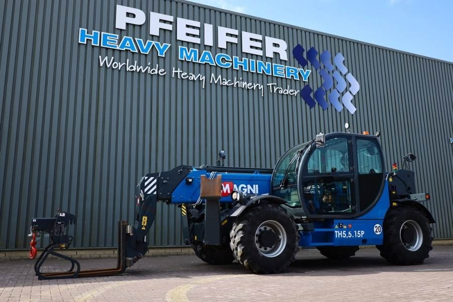 Magni TH5,5.15-D7/D Diesel, 4x4x4 Drive, 5.5t Capacity, - Teleskopinis krautuvas: foto 1 Magni TH5,5.15-D7/D Diesel, 4x4x4 Drive, 5.5t Capacity, - Teleskopinis krautuvas: foto 1