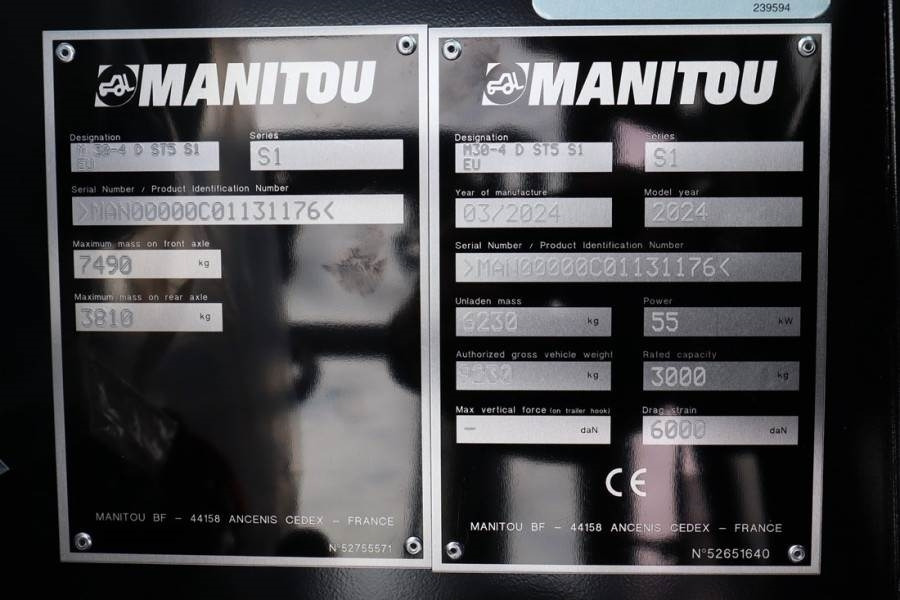 Manitou M30-4 Valid inspection, *Guarantee! Diesel, 4x4 D - Krautuvas-visureigis: foto 4 Manitou M30-4 Valid inspection, *Guarantee! Diesel, 4x4 D - Krautuvas-visureigis: foto 4