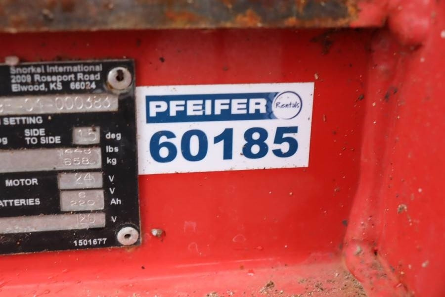 Žirklinis keltuvas Snorkel SJ3219E Valid inspection, *Guarantee! Electric, 7,: foto 7