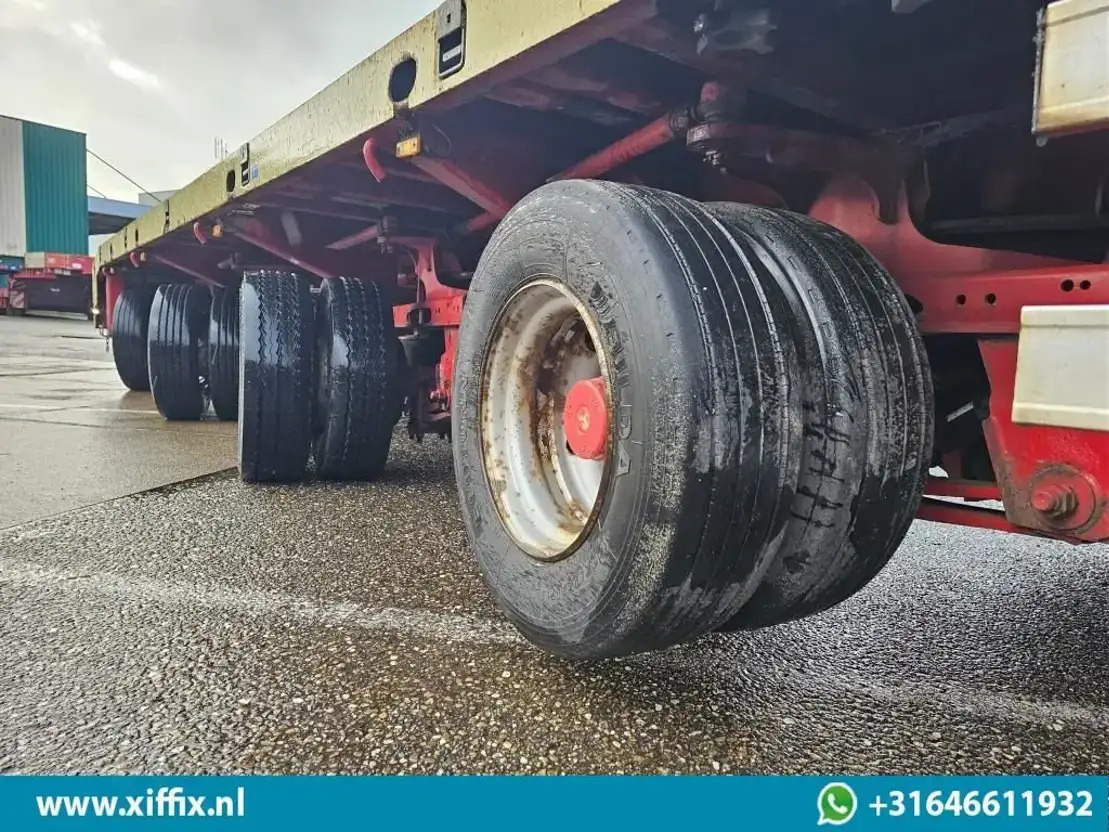 Platforminė/ Bortinė puspriekabė ES-GE 4-ass. Vlakke uitschuifbare Mega oplegger / 4x gestuurd / 14129: foto 8