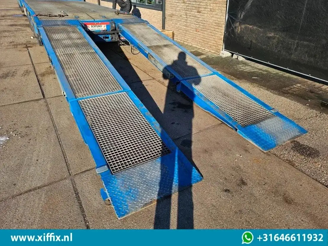 Faymonville 3-ass. Semi dieplader met dubbele hydr. Kleppen en hydr. Verstelbare - Žemo profilio platforma puspriekabė: foto 4 Faymonville 3-ass. Semi dieplader met dubbele hydr. Kleppen en hydr. Verstelbare - Žemo profilio platforma puspriekabė: foto 4