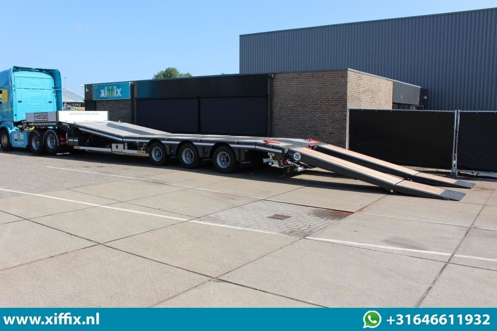 Faymonville TE Huur 3-ass. Semi dieplader met dubbele hydr. Kleppen en hefbed / - Žemo profilio platforma puspriekabė: foto 5 Faymonville TE Huur 3-ass. Semi dieplader met dubbele hydr. Kleppen en hefbed / - Žemo profilio platforma puspriekabė: foto 5