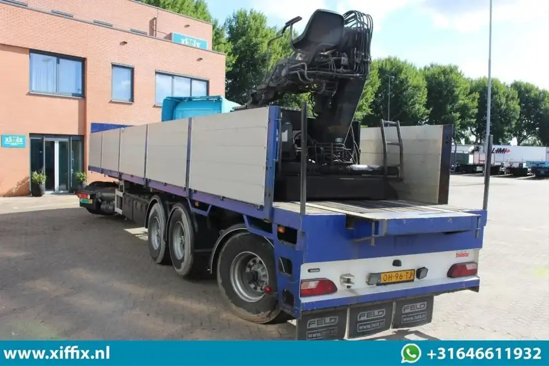 Floor 3-ass. Steenoplegger met Kennis 14 ton/mtr. Kraan / 13425 - Platforminė/ Bortinė puspriekabė: foto 3 Floor 3-ass. Steenoplegger met Kennis 14 ton/mtr. Kraan / 13425 - Platforminė/ Bortinė puspriekabė: foto 3