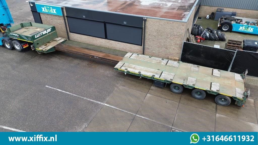 Goldhofer 3-ass. Uitschuifbare semi dieplader / 3x gestuurd - Žemo profilio platforma puspriekabė: foto 2 Goldhofer 3-ass. Uitschuifbare semi dieplader / 3x gestuurd - Žemo profilio platforma puspriekabė: foto 2