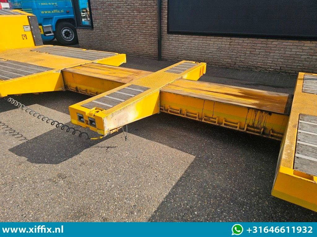 Žemo profilio platforma puspriekabė Meusburger 3-ass. Dubbel 2x uitschuifbare dieplader / 275 cm. Breed / Naloop gestuurd: foto 7