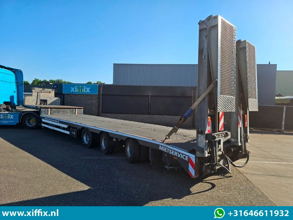 Žemo profilio platforma puspriekabė Meusburger 3-ass. Semi dieplader met dubbele hydr. Kleppen en hydr. Verstelbare: foto 10