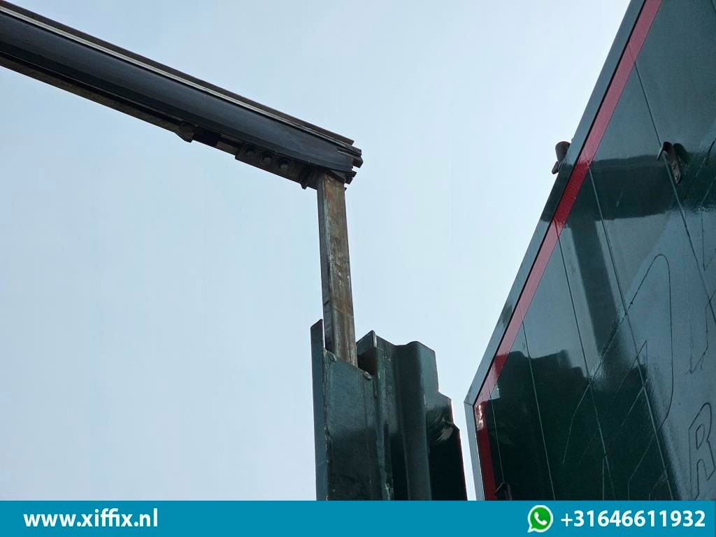 Žemo profilio platforma puspriekabė Meusburger 6-ass. Semi dieplader met elektrische huifopbouw / 3x naloop gestuurd: foto 13