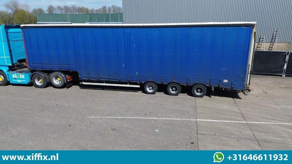 Nooteboom 3-ass. Semi dieplader met huifopbouw / Laadklep - Žemo profilio platforma puspriekabė: foto 2 Nooteboom 3-ass. Semi dieplader met huifopbouw / Laadklep - Žemo profilio platforma puspriekabė: foto 2