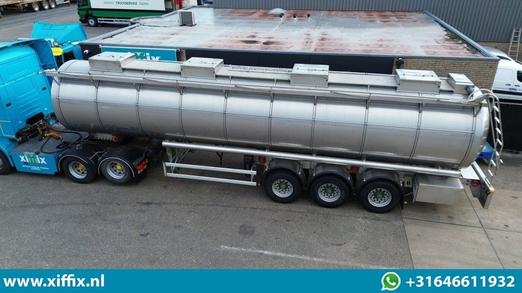 Parcisa 3-ass. Geisoleerde RVS tankoplegger / ADR / Chemie / 1 Compartiment - Puspriekabė cisterna: foto 2 Parcisa 3-ass. Geisoleerde RVS tankoplegger / ADR / Chemie / 1 Compartiment - Puspriekabė cisterna: foto 2