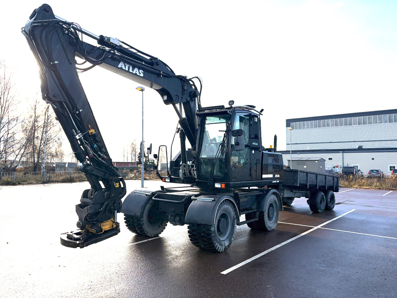 Atlas 160W - Ratinis ekskavatorius: foto 1 Atlas 160W - Ratinis ekskavatorius: foto 1