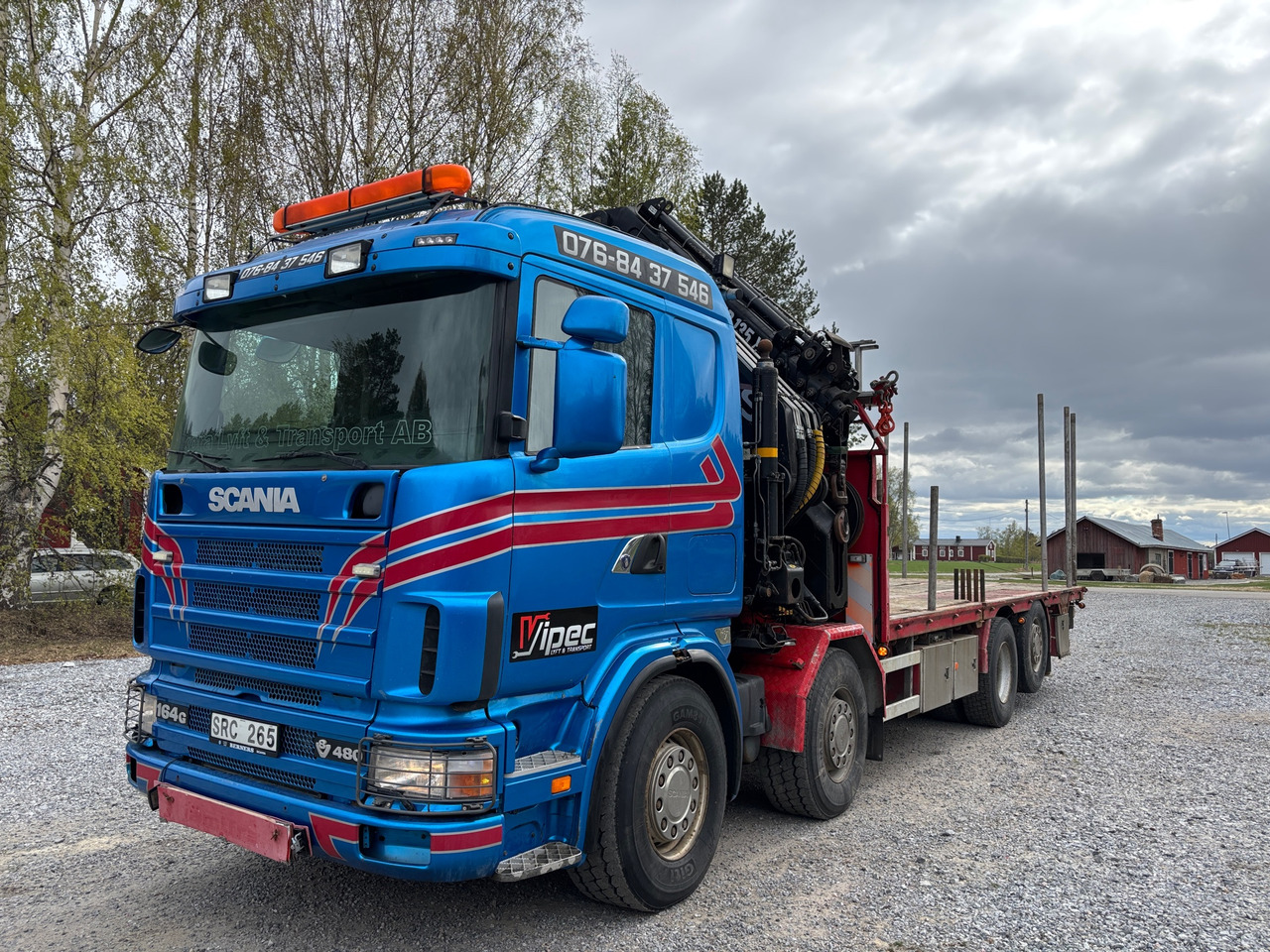 Scania 164G - Sunkvežimis su kranu: foto 1 Scania 164G - Sunkvežimis su kranu: foto 1