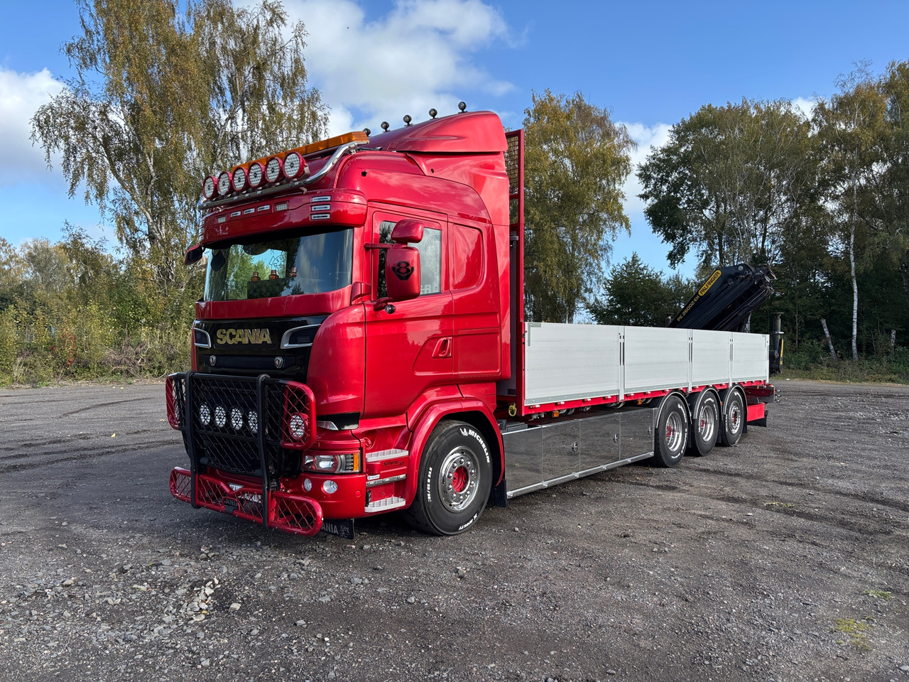 Scania R520 - Sunkvežimis su kranu: foto 1 Scania R520 - Sunkvežimis su kranu: foto 1