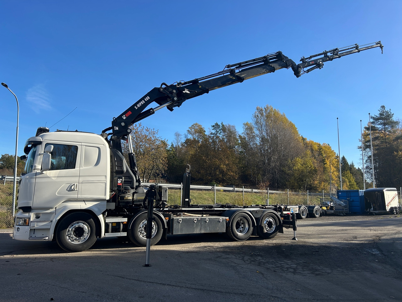 Scania R580 - Sunkvežimis su kranu: foto 1 Scania R580 - Sunkvežimis su kranu: foto 1