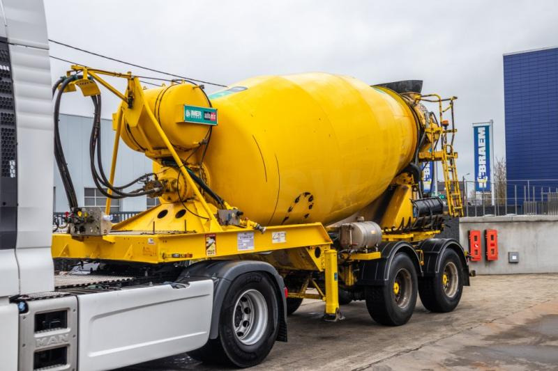 Imer BETON MIXER/MALAXEUR/MISCHER-10M3- STEERING AXLE - Betonvežio puspriekabė: foto 1 Imer BETON MIXER/MALAXEUR/MISCHER-10M3- STEERING AXLE - Betonvežio puspriekabė: foto 1