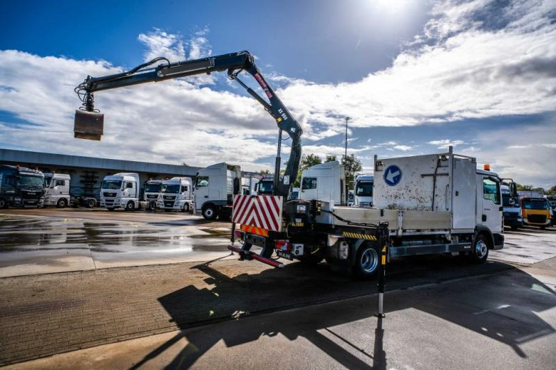 MAN TGL 12.190 BL + HIAB 055 D-1 HIDUO - Platforminis/ Bortinis sunkvežimis, Sunkvežimis su kranu: foto 4 MAN TGL 12.190 BL + HIAB 055 D-1 HIDUO - Platforminis/ Bortinis sunkvežimis, Sunkvežimis su kranu: foto 4