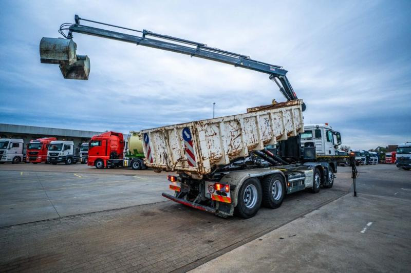 MAN TGS 32.420 BL + HIAB X-HIDUO 188/3x - Hook-lift sunkvežimis, Sunkvežimis su kranu: foto 4 MAN TGS 32.420 BL + HIAB X-HIDUO 188/3x - Hook-lift sunkvežimis, Sunkvežimis su kranu: foto 4