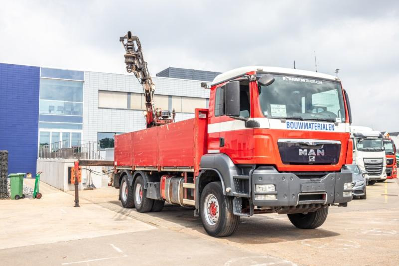 MAN TGS 33.360 BB + KENNIS 16 T/M -3XHYDR. - Platforminis/ Bortinis sunkvežimis, Sunkvežimis su kranu: foto 2 MAN TGS 33.360 BB + KENNIS 16 T/M -3XHYDR. - Platforminis/ Bortinis sunkvežimis, Sunkvežimis su kranu: foto 2