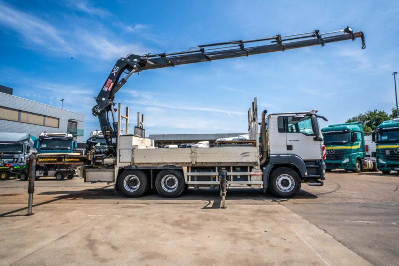 MAN TGS 33.400 BB - HIAB 377 E-5 HIPRO - Platforminis/ Bortinis sunkvežimis, Sunkvežimis su kranu: foto 4 MAN TGS 33.400 BB - HIAB 377 E-5 HIPRO - Platforminis/ Bortinis sunkvežimis, Sunkvežimis su kranu: foto 4