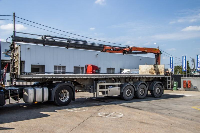 SYSTEM TRAILER CRANE/KRAN/GRUE-PALFINGER 24T/M+3EXT - Platforminė/ Bortinė puspriekabė: foto 1 SYSTEM TRAILER CRANE/KRAN/GRUE-PALFINGER 24T/M+3EXT - Platforminė/ Bortinė puspriekabė: foto 1