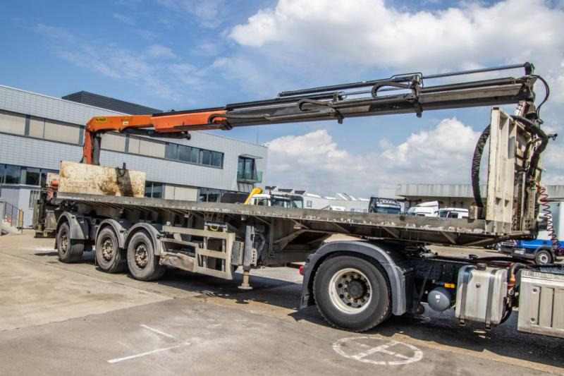 SYSTEM TRAILER CRANE/KRAN/GRUE-PALFINGER 24T/M+3EXT - Platforminė/ Bortinė puspriekabė: foto 4 SYSTEM TRAILER CRANE/KRAN/GRUE-PALFINGER 24T/M+3EXT - Platforminė/ Bortinė puspriekabė: foto 4